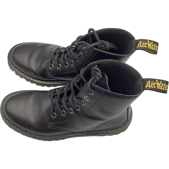 Dr. Martens Luana AW004 Black Leather Lace-Up Boots Docs Women US 8/UK 6/EU 39 - Picture 5 of 7